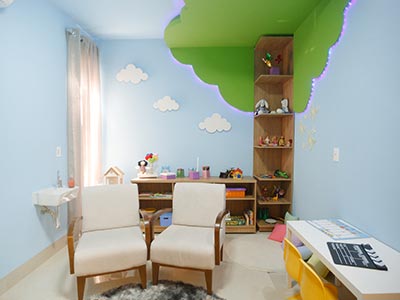 Sala de atendimento psicoterápico infantil Sala de atendimento psicoterápico infantil