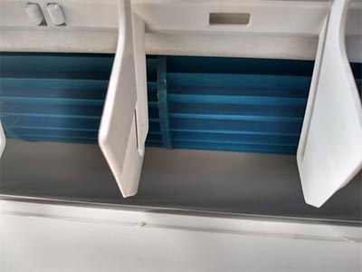 Depois da limpeza Limpeza de ar-condicionado