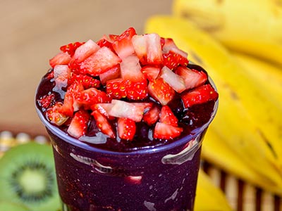 Açaí tradicional e trufado (copos de 300, 500 e 700ml) Copo de açaí
