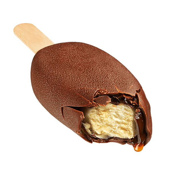 Diversos sabores de picolés Picolé