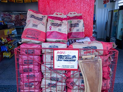 Carvão para currasco Sacos de carvão