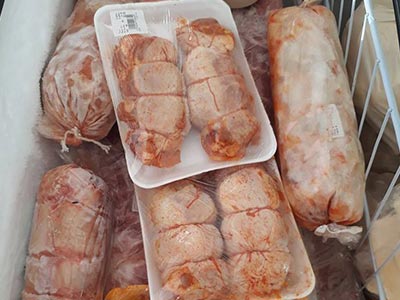 Frango desossado e recheado Frango desossado e recheado