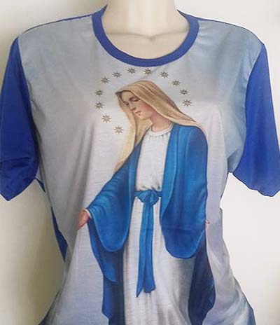 Camiseta com temática religiosa Camiseta com temática religiosa
