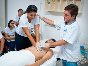 Aulas práticas de enfermagem Técnicas de enfermagem