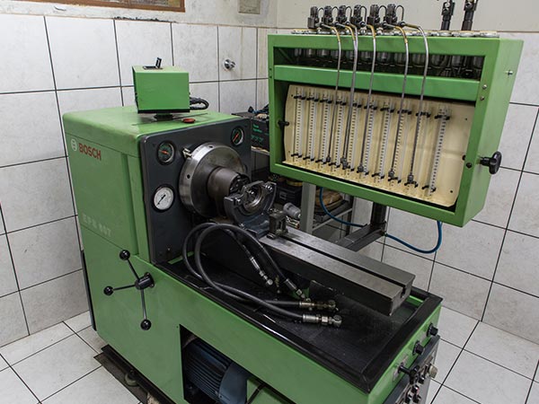 Bancada para testar bombas injetoras Bancada de teste Bosch
