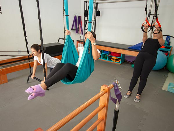 Aula de pilates Aula de pilates