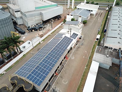 Painel solar instalado Painel solar instalado