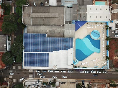 Painel solar instalado Painel solar instalado