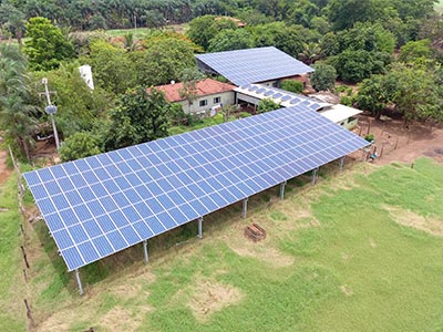 Painel solar instalado Painel solar instalado