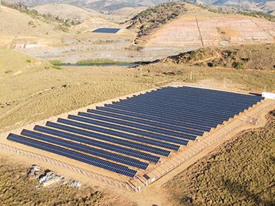 Painel solar instalado Painel solar instalado