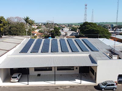 Painel solar instalado Painel solar instalado