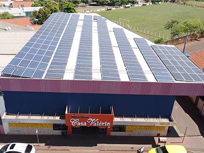 Painel solar instalado Painel solar instalado