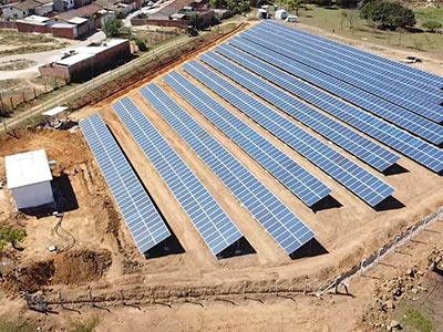 Painel solar instalado Painel solar instalado