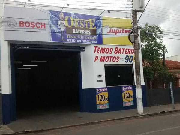 Oeste Baterias em Três Lagoas Oeste Baterias em Três Lagoas