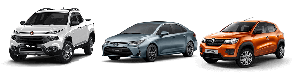 As melhores opções em baterias automotivas Fiat Toro, Toyota Corolla e Renault Kwid
