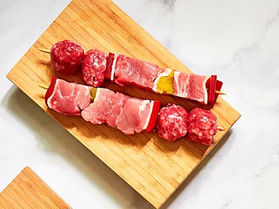 Espeto de carne Espeto de carne