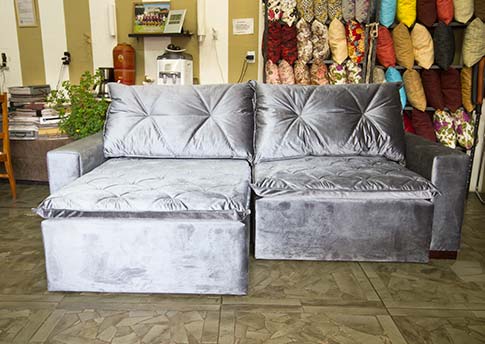 Sofás, sofá cama e sofá retrátil Sofá reclinável de dois lugares