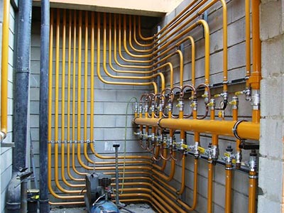Instalação de gás industrial Tubulação de gás para indústrias