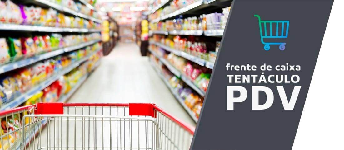 Frente de caixa Tentáculo PDV Frente de caixa Tentáculo PDV
