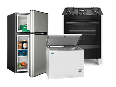 Geladeira, fogão e freezer Geladeira, fogão e freezer