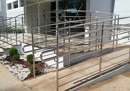 corrimão de entrada