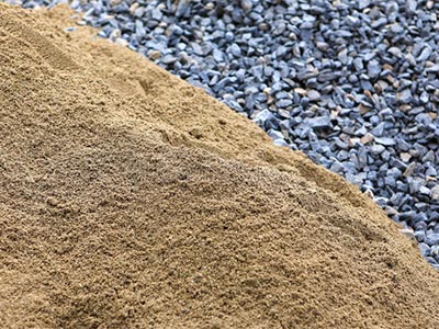 Areia e pedra para construção Areia e pedra para construção
