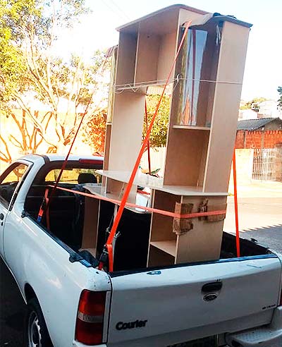 rações para cães transporte de móveis