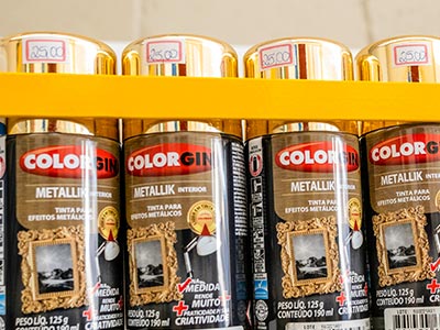 Tinta para efeitos metálicos Tinta para efeitos metálicos