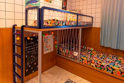 Beliche planejada para quarto infantil Beliche planejada para quarto infantil