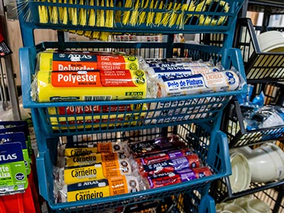 Rolos e acessórios para pintores Rolos e acessórios para pintores