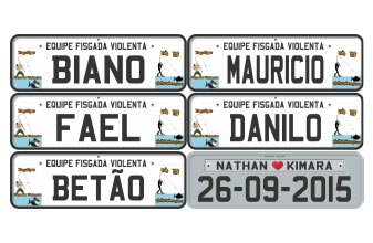Placas personalizadas Placas personalizadas