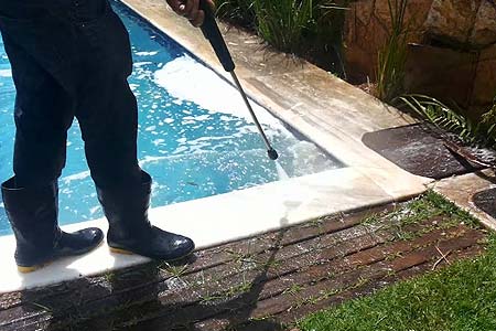 jateamento d’água de pedra de piscina jateamento d’água de pedra de piscina