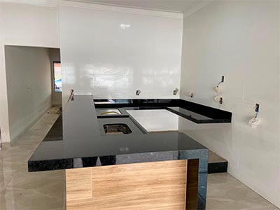 Bancada de mármore para cozinha Bancada de mármore para cozinha