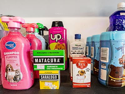 produtos de higiene para cães e gatos shampoo para cães