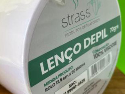 Lenço para depilação em viscose Lenço para depilação em viscose