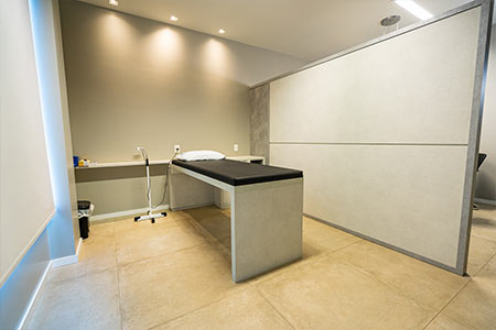 sala de exame clínico sala de exame clínico