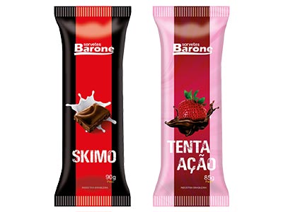 Especiais com casquinha Skimo & Tentação