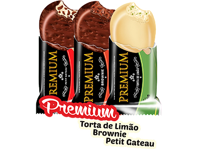 Picole Premium de diversos sabores Picole Premium