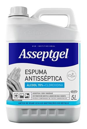espuma antisséptica espuma antisséptica
