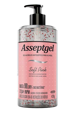 gel antisséptico softpink gel antisséptico softpink