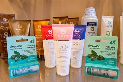 Linha de proteção solar e bronzeadora Anasol Linha de proteção solar e bronzeadora Anasol