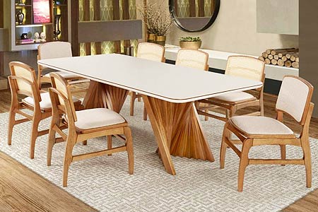 Conjunto de cadeiras para mesa de jantar Conjunto de cadeiras para mesa de jantar