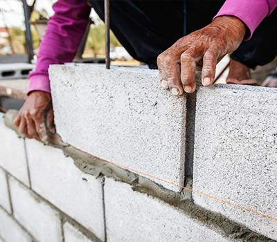 assentamento de bloco de concreto assentamento de bloco de concreto