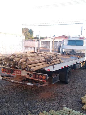 Caminhão para transporte de madeiras Caminhão para transporte de madeiras