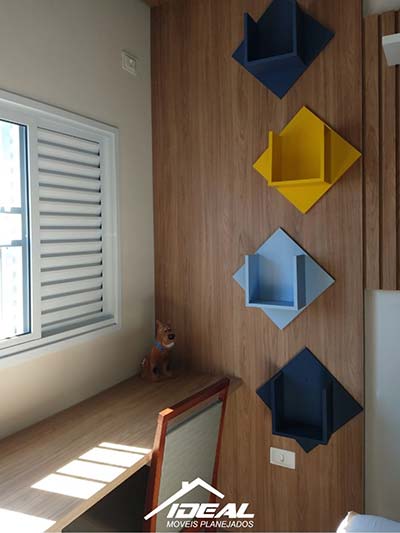 Mesa de cabeceira nicho planejado para decoração de ambientes