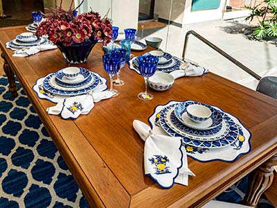 Peças decorativas Aparelho de jantar