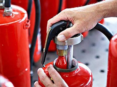 Recarga de extintor comercial e industrial Recarga de extintor de incêndio