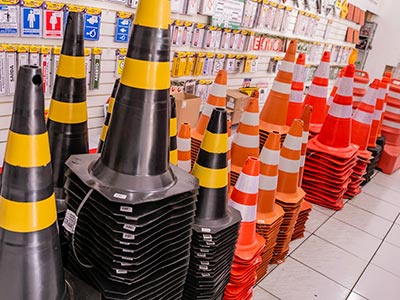 Cones de sinalização Cones de sinalização