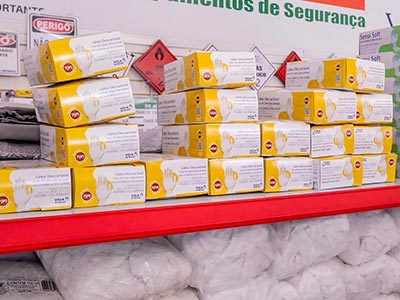 Luvas de látex Luvas de látex