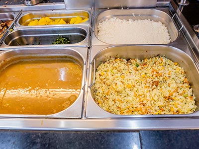 Arroz branco e temperado Arroz branco e temperado
